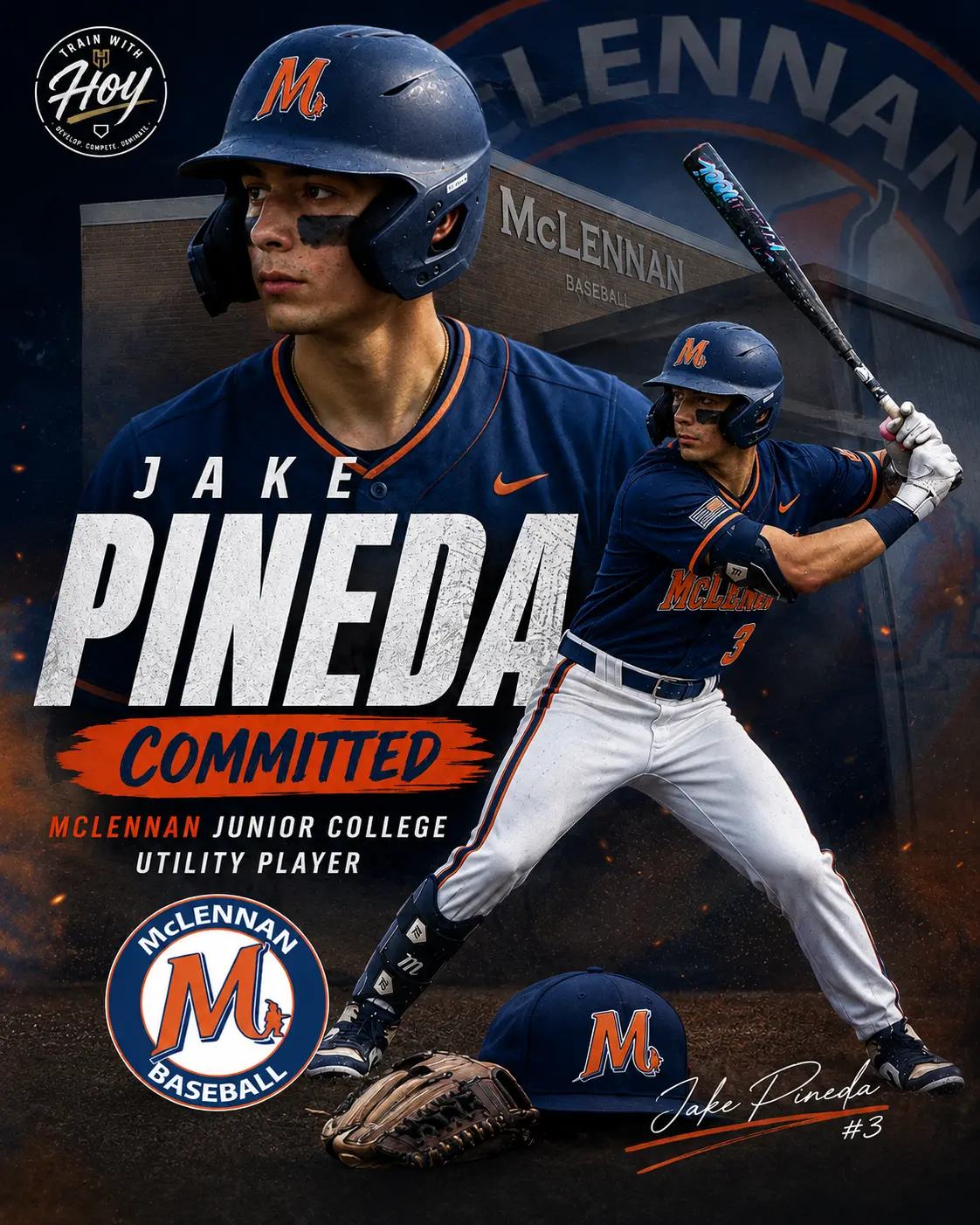 Jake Pineda commits to McLennan Community College